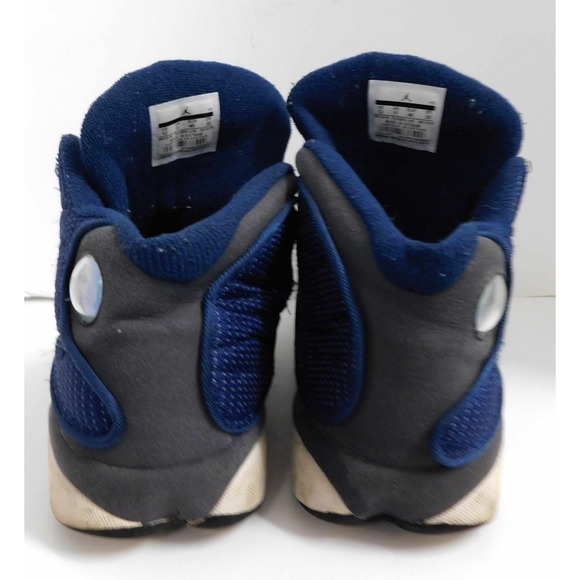 Air Jordan 13 Retro Flint High Top Men\'s Sneakers White/Blue 310004-140 sz 12